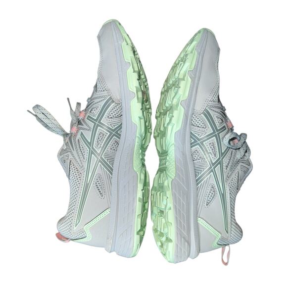 ASICS Gel Venture 8 Athletic Trail Women’s Size 9.5 Grey/Green 1012B230 - Picture 3 of 14